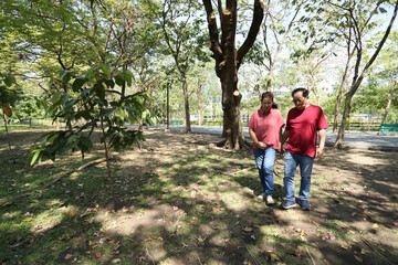 Obraz premium Senior in The Park