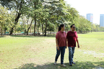 Obraz premium Senior in The Park