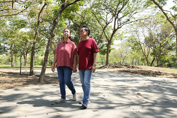 Obraz premium Senior in The Park