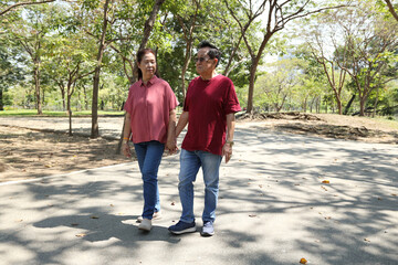 Obraz premium Senior in The Park