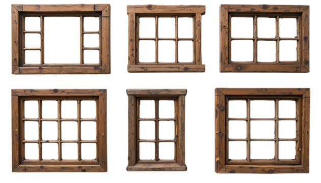 wooden window frame