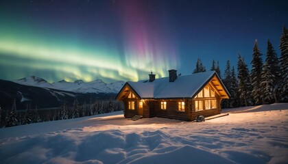 house in the mountains