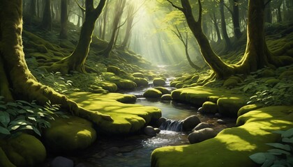 dragon in the forest