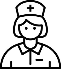 nurse vector icon