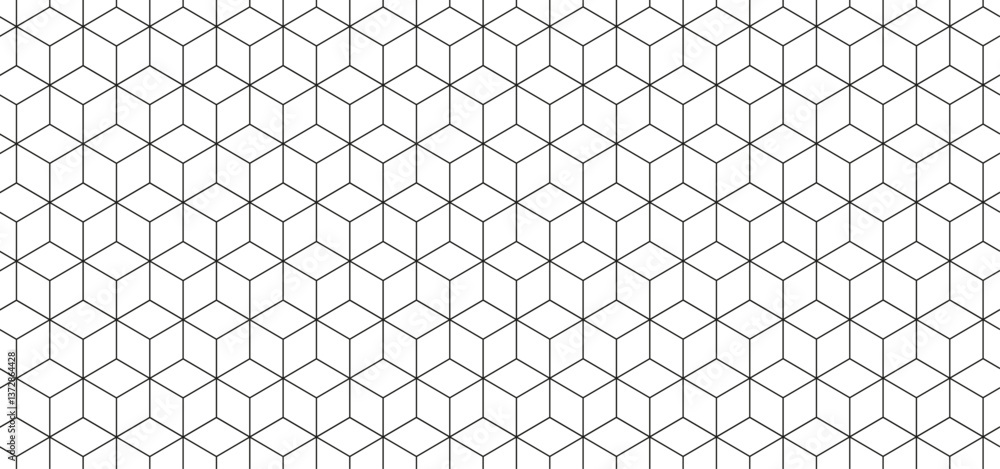 Poster hexagon seamless geometric texture, grid metal gradient seamless design, honeycomb hexagon pattern, 