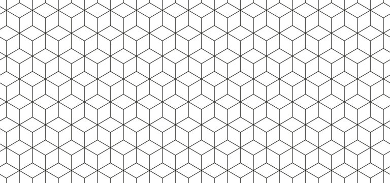 Hexagon seamless geometric texture, grid metal gradient seamless design, honeycomb hexagon pattern, diamond crystal background, hexagonal cell texture, square cube geometric pattern shapes