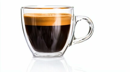 Brewing espresso shot coffee shop beverage photography modern environment close-up view art of coffee making