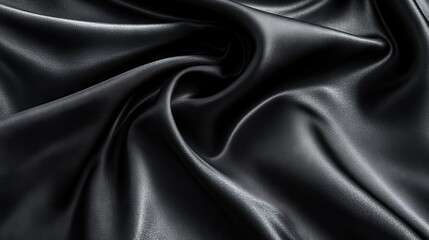 Obraz premium Sleek Black Matte Surface with Faint Grainy Texture Resembling Soft Velvet