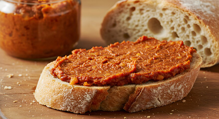 Sobrassada on Crusty Bread: A Savory Balearic Culinary Delicatessen Experience