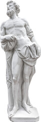 Obraz premium Old statue (18th century) from the 