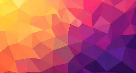 Obraz premium Colorful polygonal triangle professional work vector illustration 