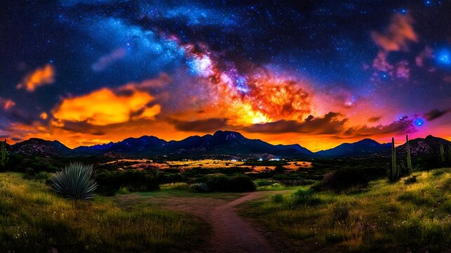 Stargazing adventure baj night sky photography scenic landscape wide angle milky way exploration