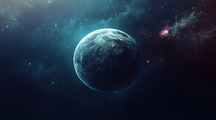 Obraz premium Earth in the vastness of space (1)