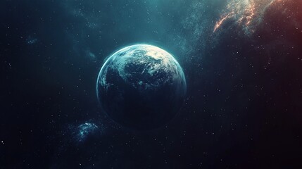 Fototapeta premium Earth in the vastness of space (8)