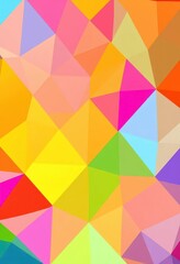 Vibrant rainbow geometric shapes create a textured background, squares, pattern, shapes