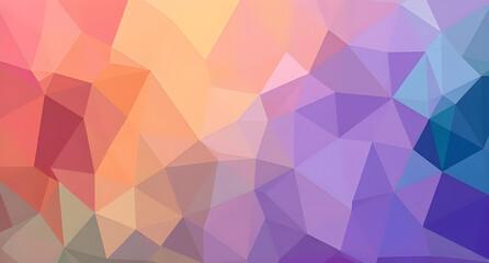 Fototapeta premium Colorful polygonal triangle professional work vector illustration 