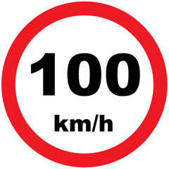 in road speed limit icon sign and symbol in white background, all vehicle speed limit, 20km/h, 30km/h, 40km/h, 50km/h, 60km/h, 70km/h, 80km/h, 90km/h, 100km/h, 110km/h, 120km/h, 130km/h, 140km/h. 