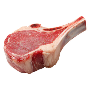 Savoring Thick-Cut Bone-In Pork Chops A Rustic Culinary Delight on Transparent Background