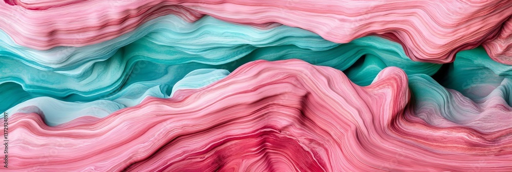 Poster abstract colorful swirl pattern resembling layered rock formations, perfect for artistic backgrounds