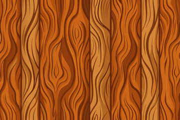 Abstract wood texture. Unusual wallpaper or background. Seamless pattern. Vector illustration.