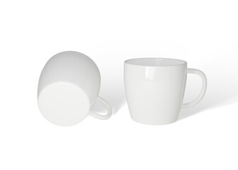 Oval Mug Holder Mockup for Stylish Cafe Branding and Packaging Design
