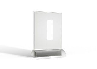 Desk Stand Mockup for Logo and Signage Branding