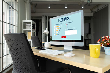 Customer feedback and review analysis by modish computer software for corporate business