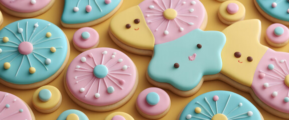 Delightful Pastel Cookies: A Sweet Treat