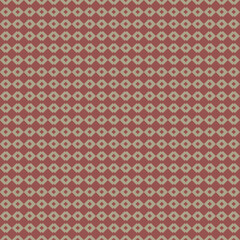 Seamless Geometric Pattern with Red and Cream Diamonds