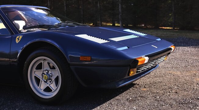 Ferrari 308 GTS Quattrovalvole car on the road