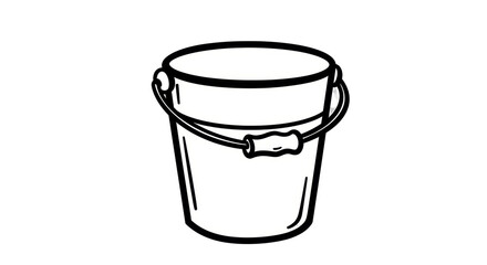Isolated Bucket Icon