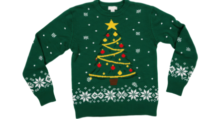 Isolated Ugly Christmas Sweater