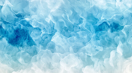 Obraz premium A shimmering blue foil texture with deep creases