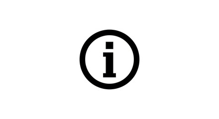 Isolated Information Icon