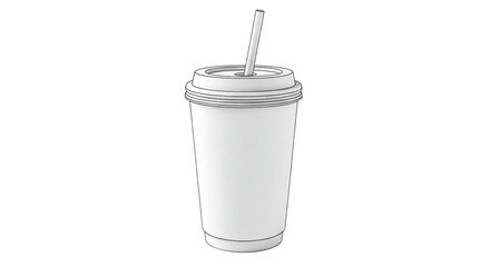 Isolated Plastic Cup