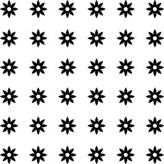 Floral Vector Pattern. Two-color bright spring Flower Ornament Pattern Background - floral graphic design element for web or print.