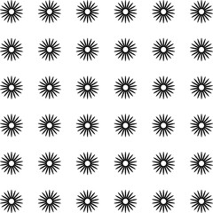 Floral Vector Pattern. Two-color bright spring Flower Ornament Pattern Background - floral graphic design element for web or print.