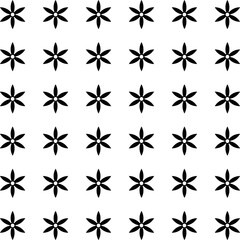 Floral Vector Pattern. Two-color bright spring Flower Ornament Pattern Background - floral graphic design element for web or print.