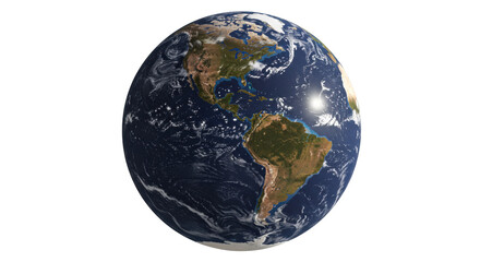 Isolated Planet Earth