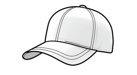 Isolated Baseball Cap