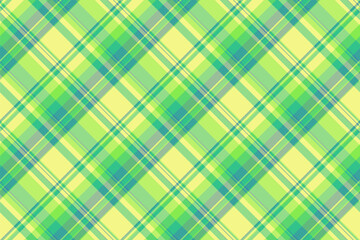 Vibrant diagonal plaid pattern in pastel greens and yellows.  Perfect for textile design, spring themes, or cheerful backgrounds.