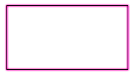 Pink neon long line glowing fream. Pink neon light line sparkle png, frame rectangle and dot on corner light neon, Neon square