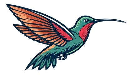 vector illustration of a bird