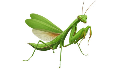 Isolated Praying Mantis