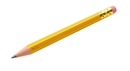 Isolated Yellow Pencil