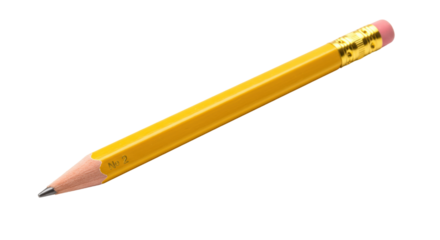 Isolated Yellow Pencil