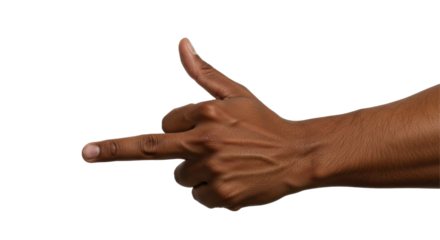 Isolated Hand Pointing