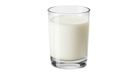 Isolated Glass of Milk