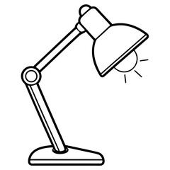 vector table lamp