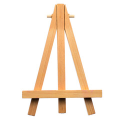 Mini Wooden Display Easel Isolated White